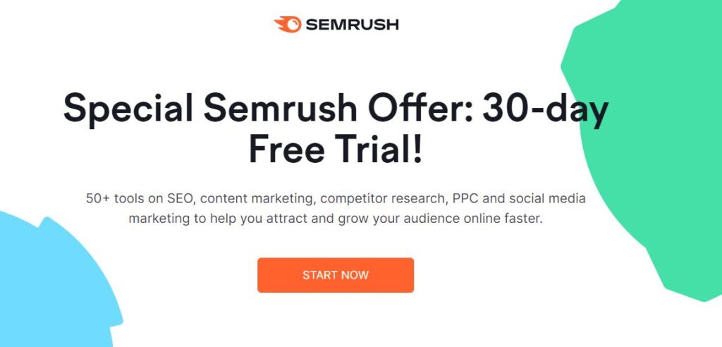 免費的 Semrush 帳戶