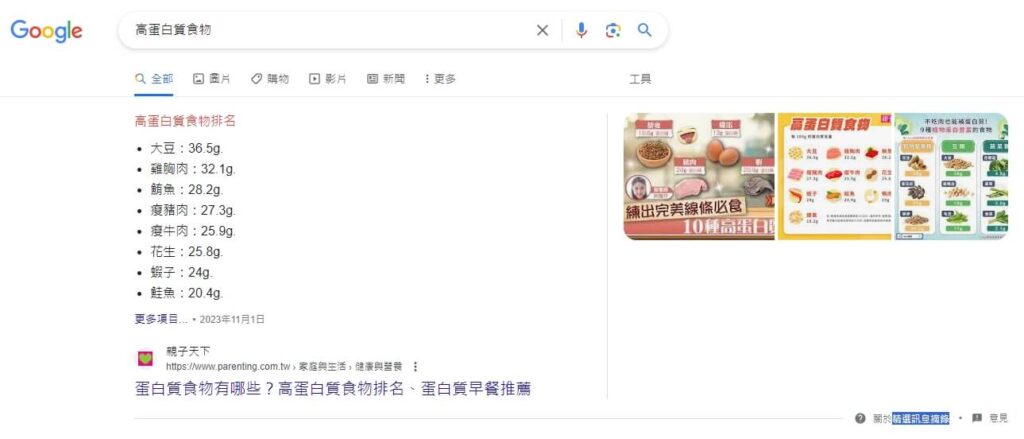 精選訊息摘錄(Featured Snippets)